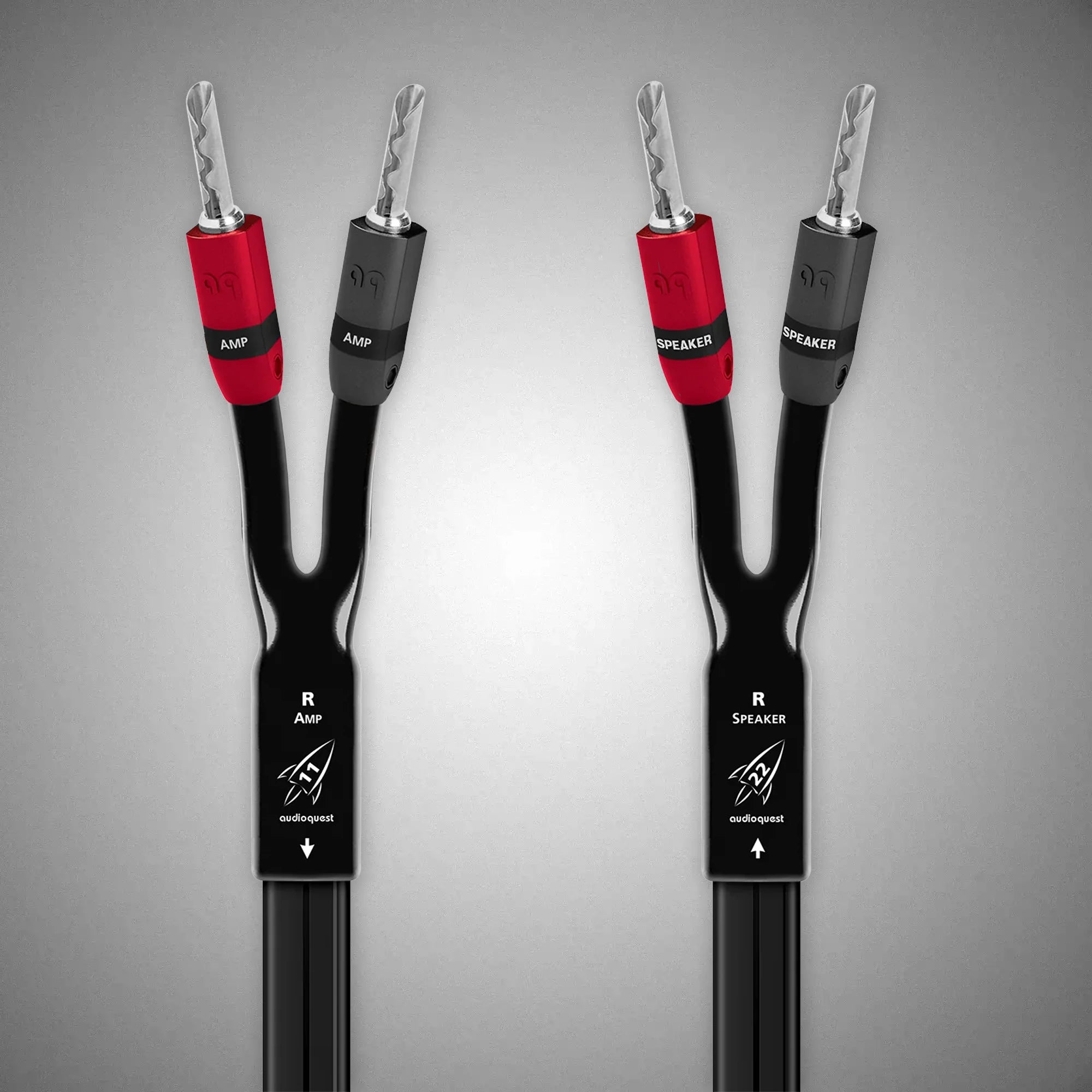 AUDIOQUEST ROCKET 11 Speaker Cable with Silver Banana Plugs - DOUGLAS HIFI