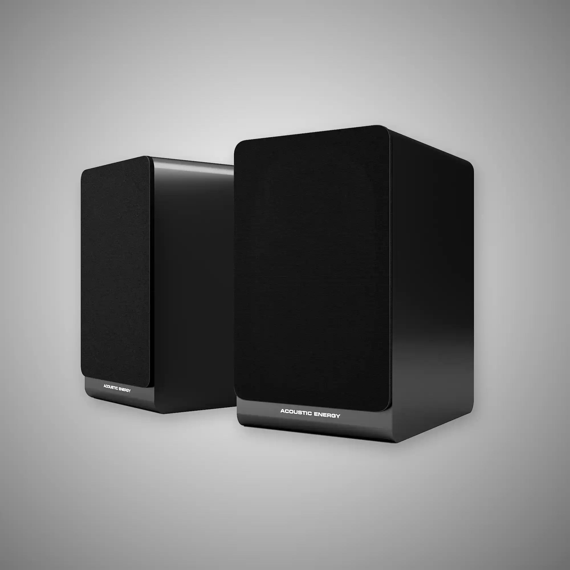 Acoustic Energy AE100.2 Bookshelf Speakers (Satin Black with Grilles) - DOUGLAS HIFI