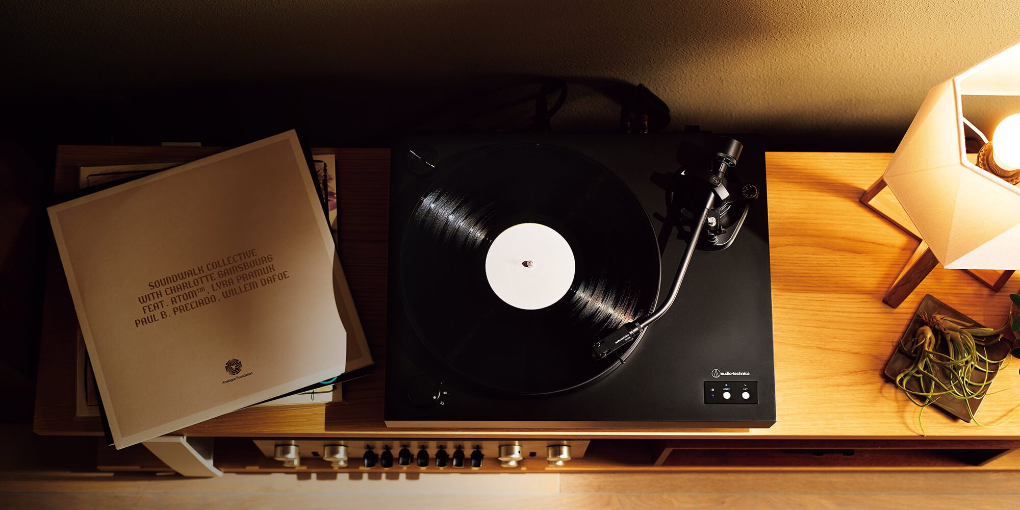 Audio_Technica_-_at-lp8x_Direct_Drive_Turntable_-_lifestyle_Birds_eye - Douglas HiFi Perth