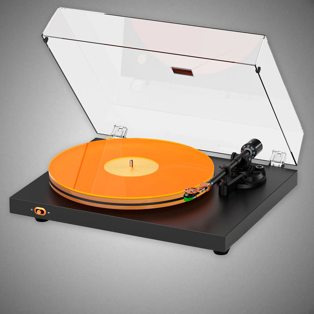 Fosi Audio Luna 3 Turntable Angle - DOUGLAS HIFI
