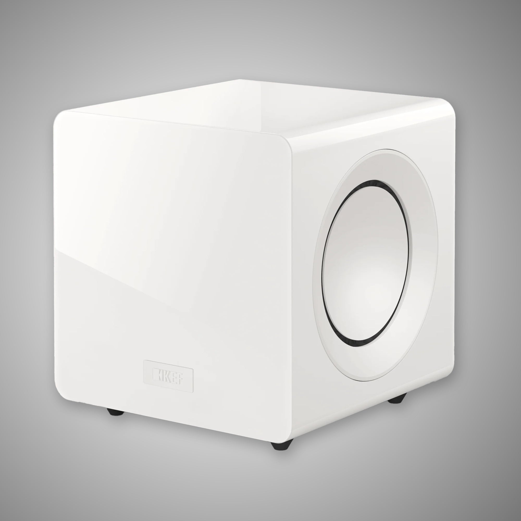 KEF KC92 Subwoofer Gloss White - DOUGLAS HIFI