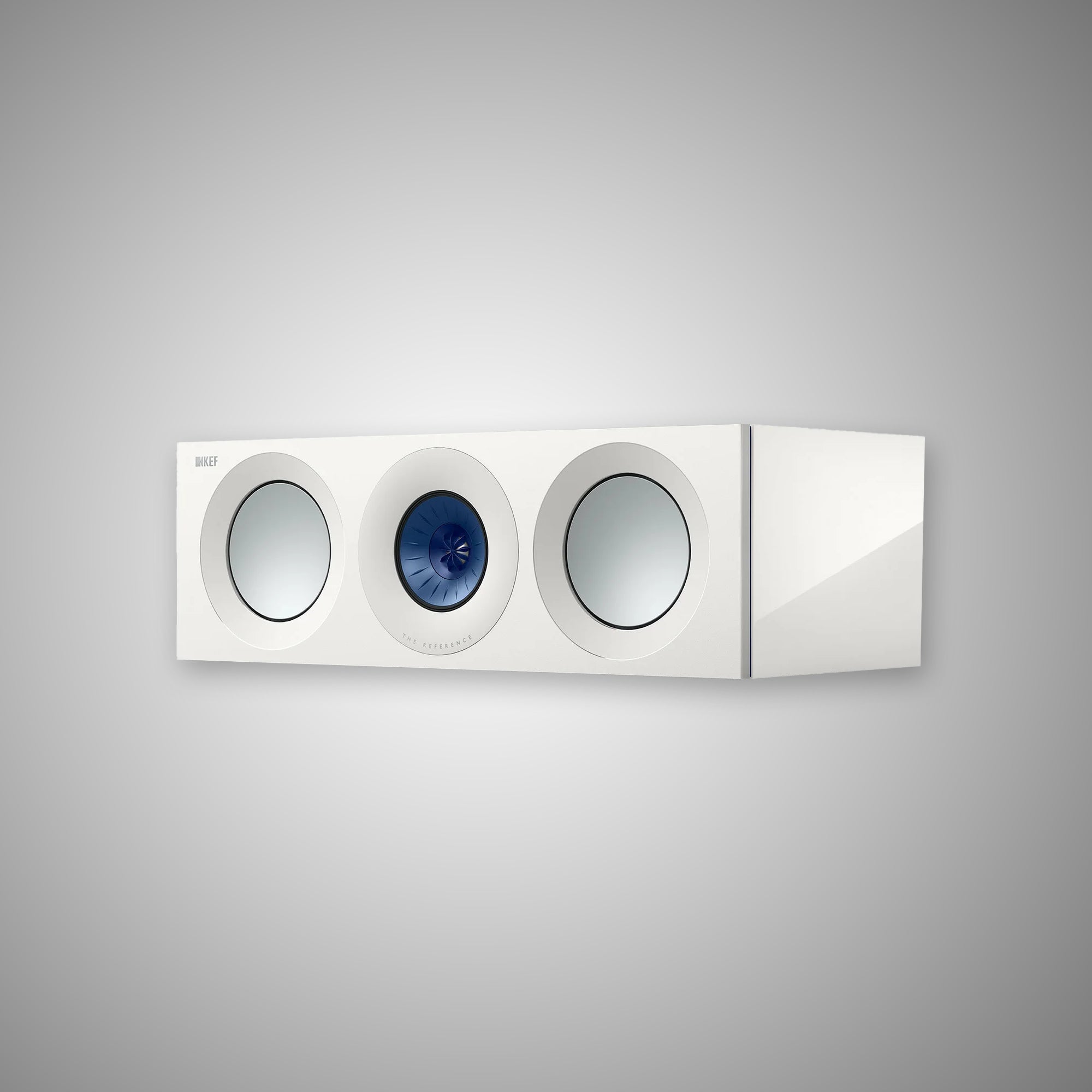 KEF REFERENCE 2 META Centre Speaker High Gloss White/Blue - DOUGLASHIFI