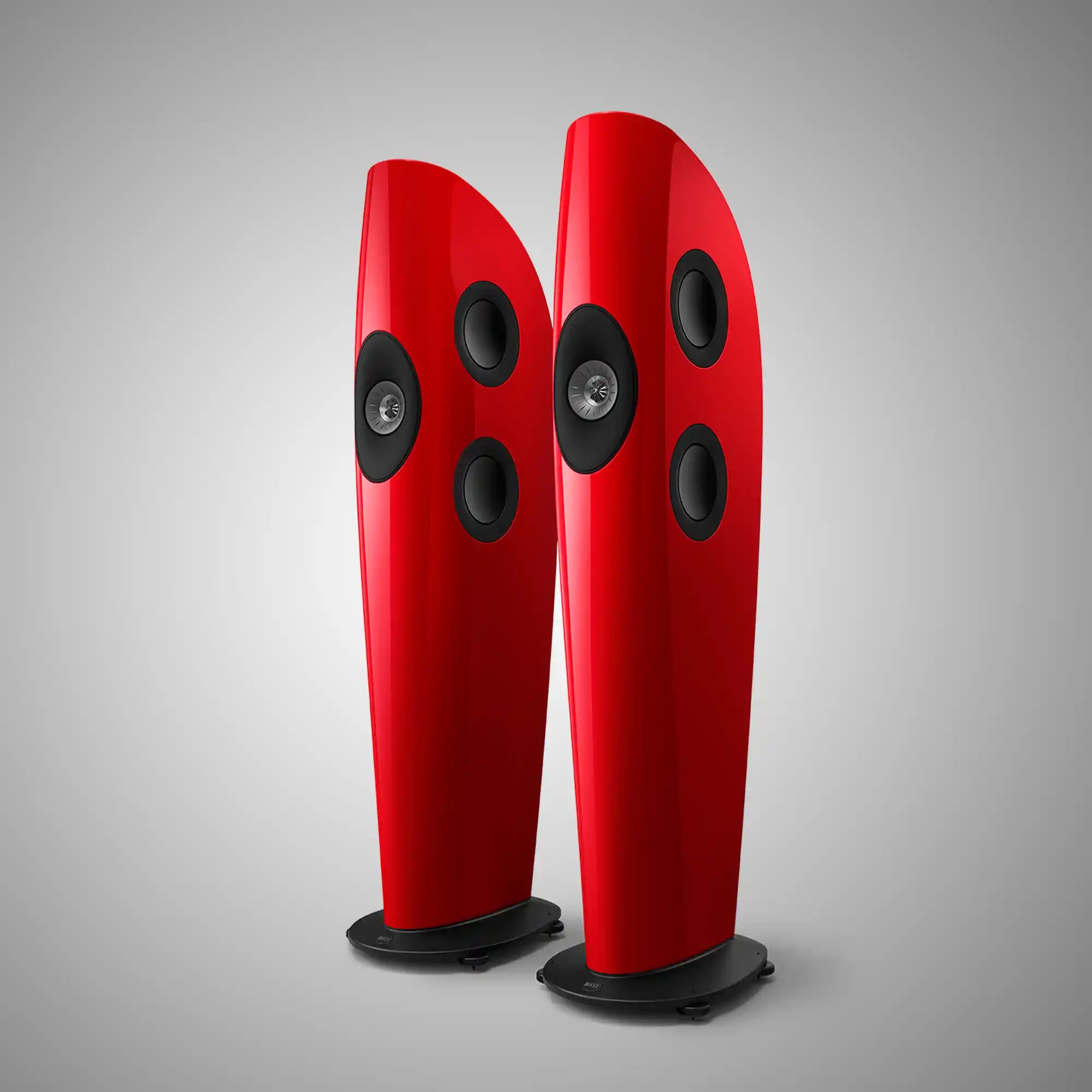 KEF BLADE TWO META Floorstanding Speakers Racing Red/Grey) - DOUGLAS HiFi
