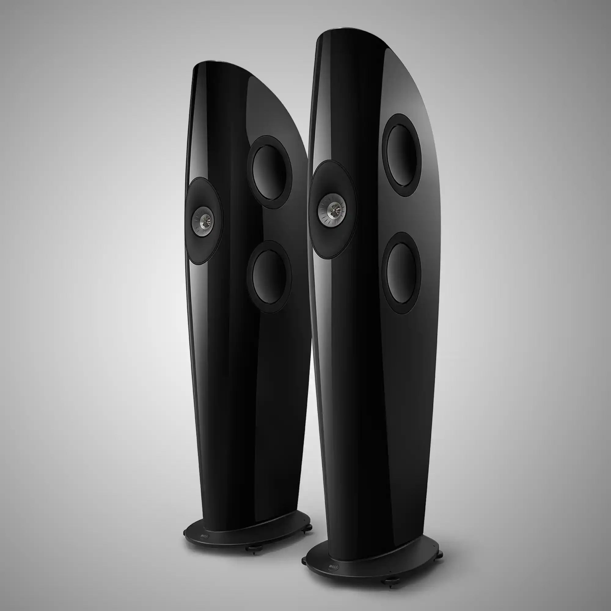 KEF Blade 1 Floorstanding Speakers Piano Black/Grey - DOUGLAS HIFI