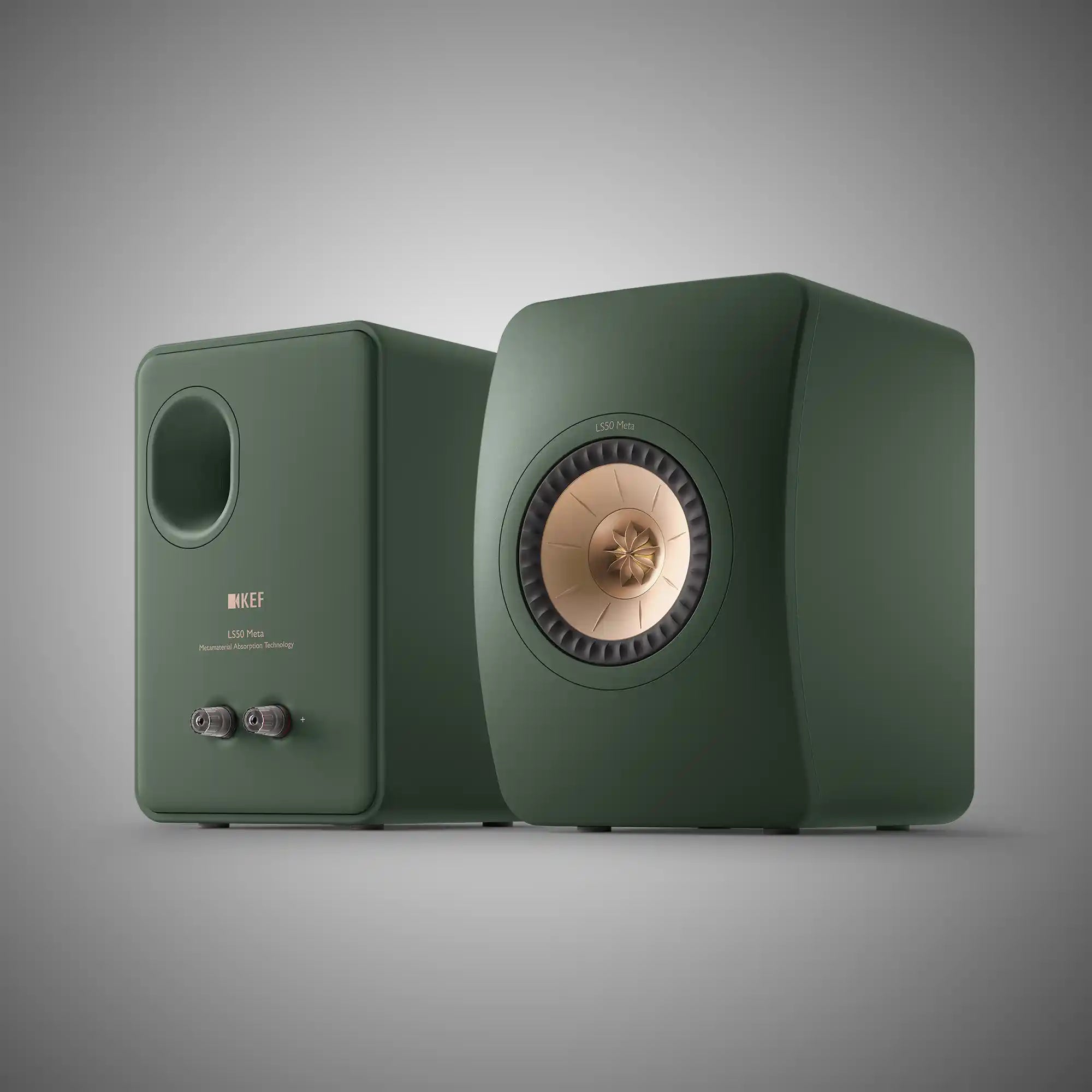 KEF LS50 Meta Loudspeakers Moss Green - DOUGLAS HIFI