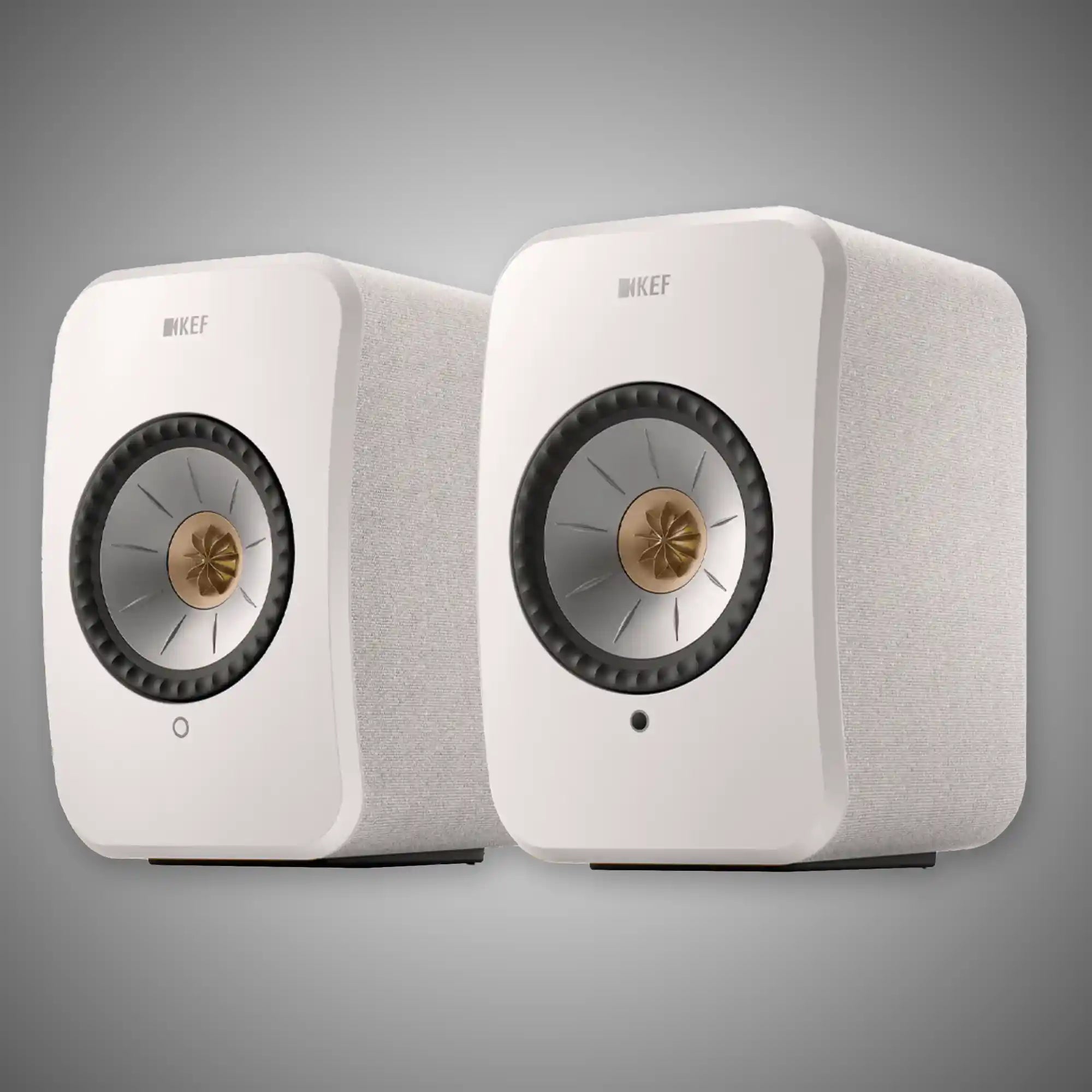 KEF LSX2 Active Wireless Speakers (Cotton White) - Douglas HiFi