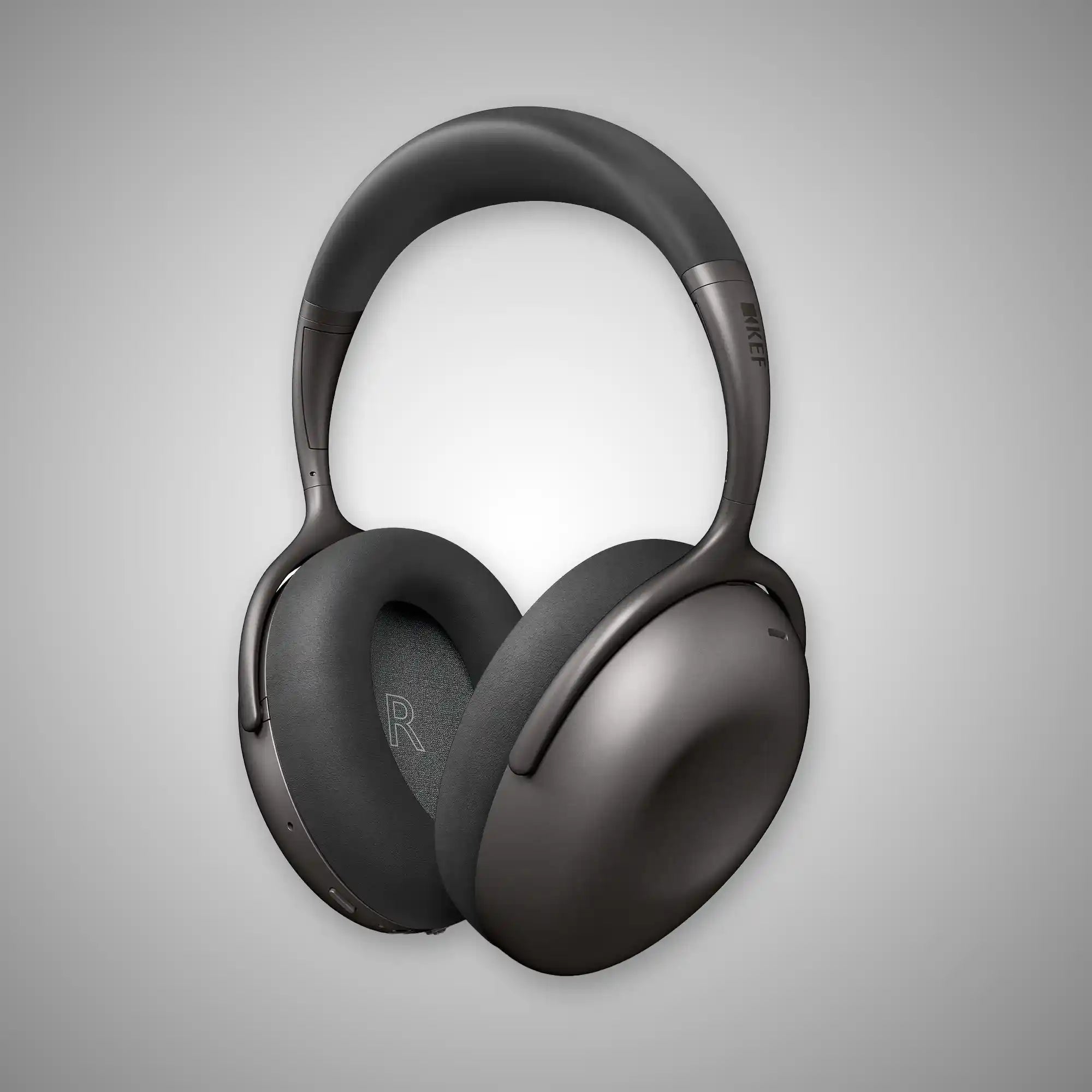 KEF MU7 Headphones Charcoal Grey - DOUGLAS HIFI