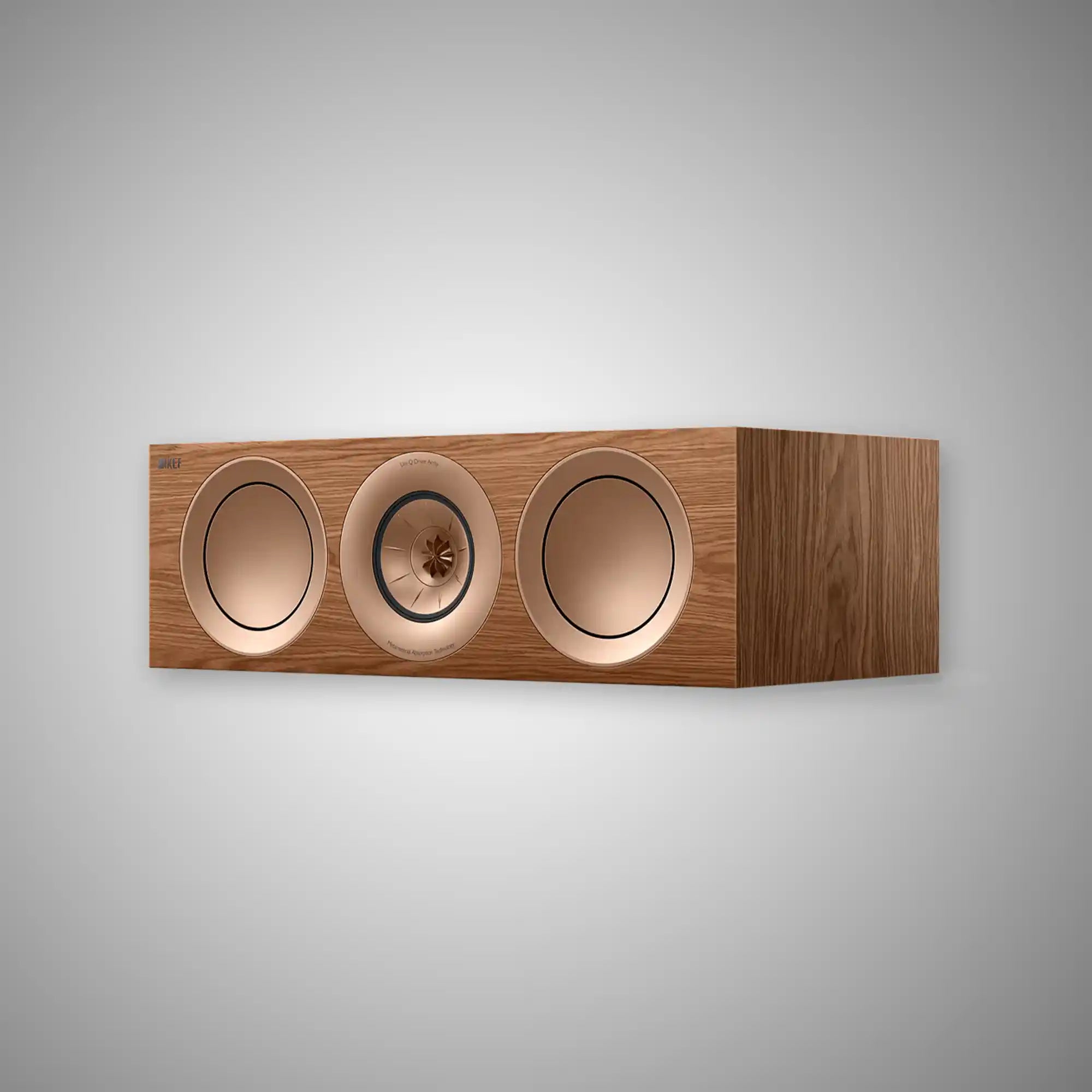 KEF R6 Meta Centre Speaker Walnut - DOUGLAS HIFI