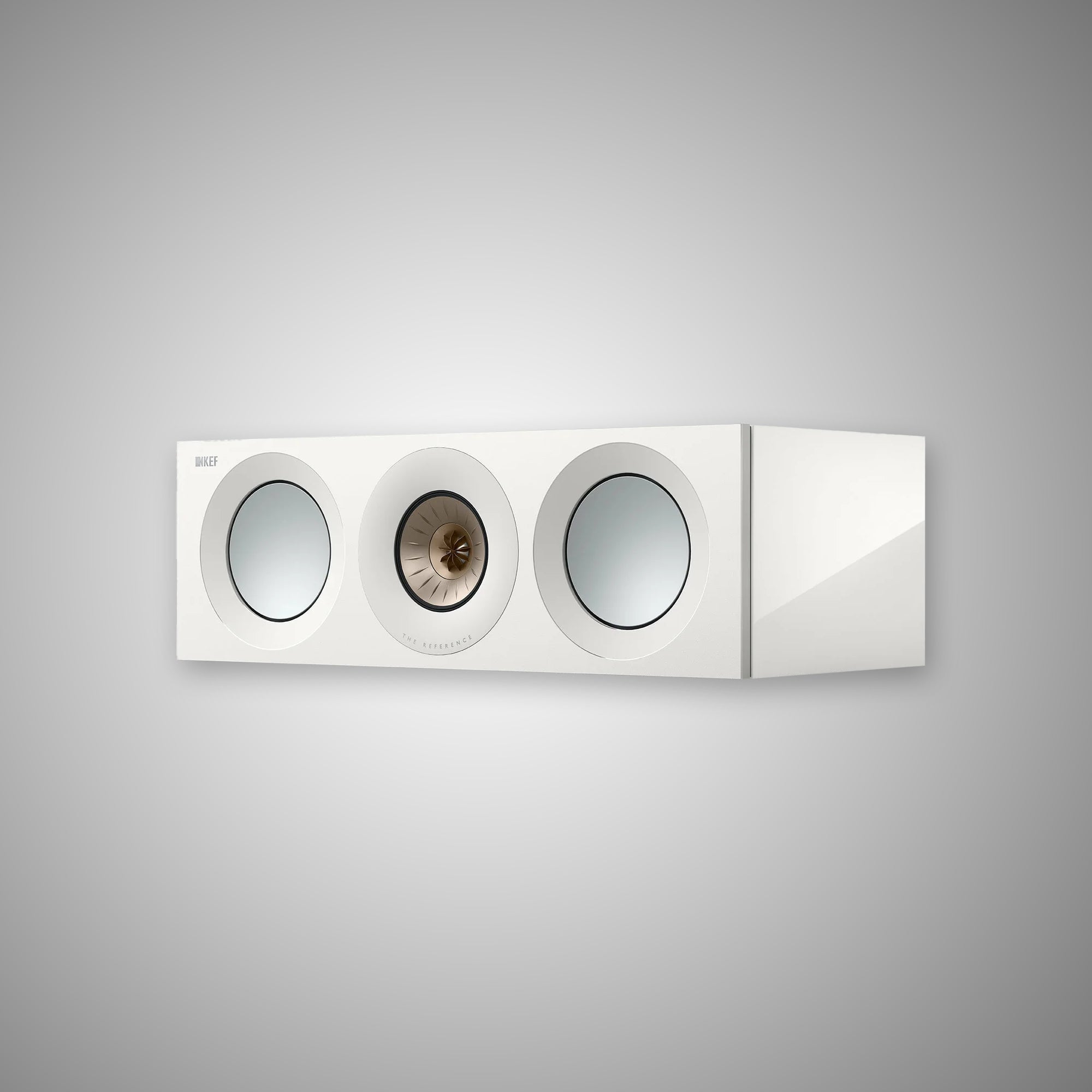 KEF REFERENCE 2 META Centre Speaker High Gloss White/Champagne - DOUGLAS HIFI