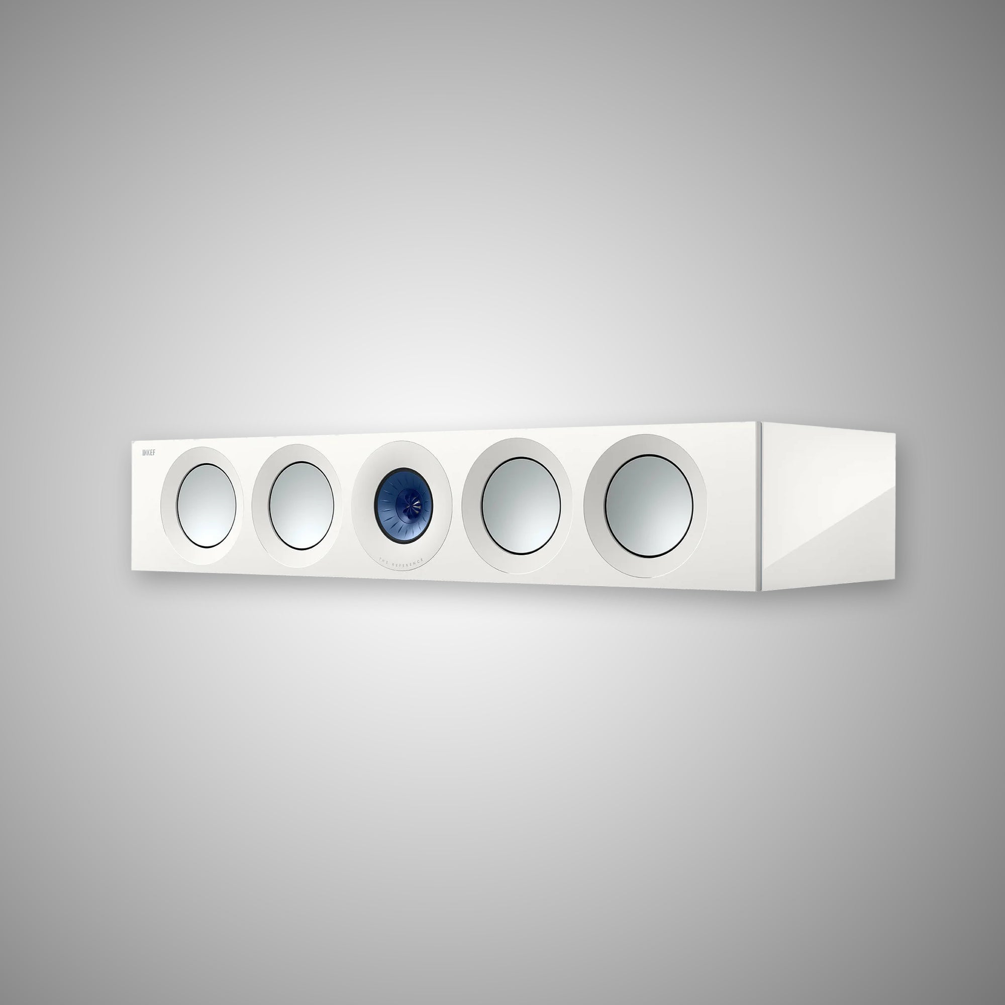 KEF REFERENCE 4 META Centre Speaker High Gloss White/Blue - DOUGLAS HIFI