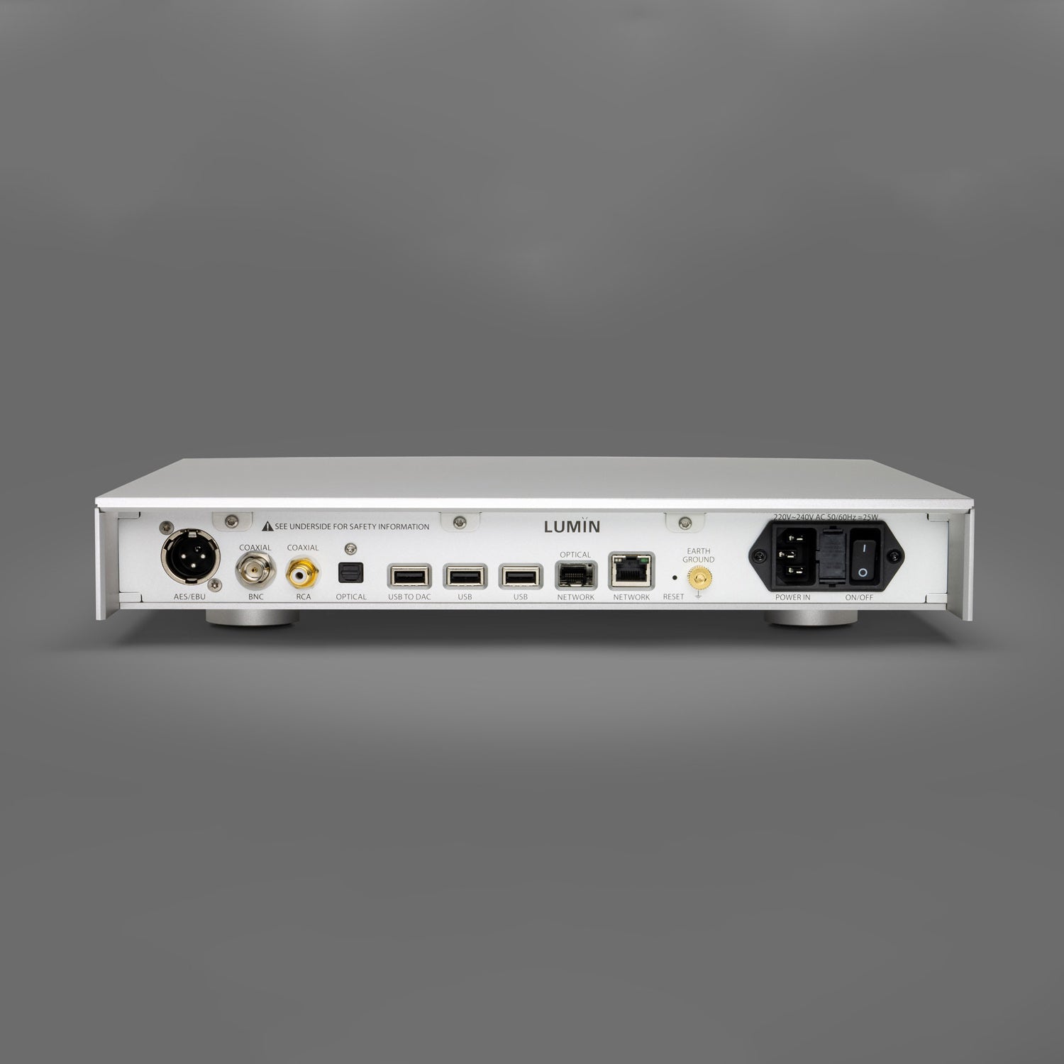 Lumin U2 Streaming Transport Rear - DOUGLAS HIFI.webp