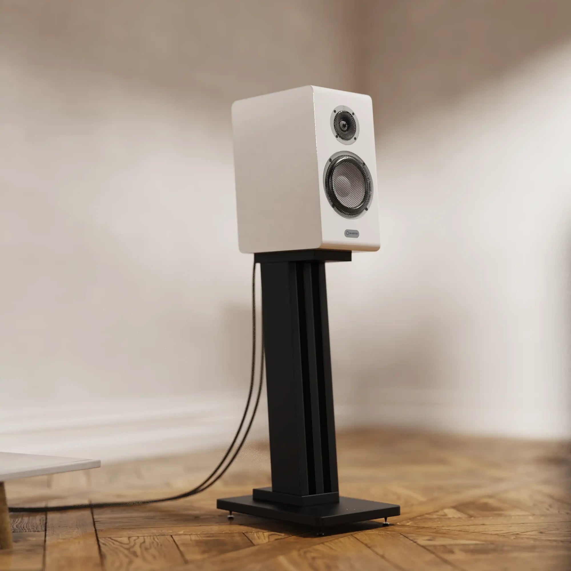 MARTEN Oscar Duo Standmount Loudspeakers Piano White - DOUGLAS HIFI