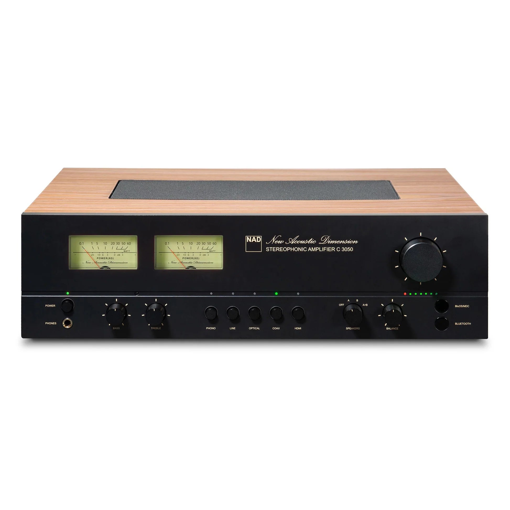 NAD C3050 Integrated Amplifier Retro looks Front - Douglas HiFI Perth