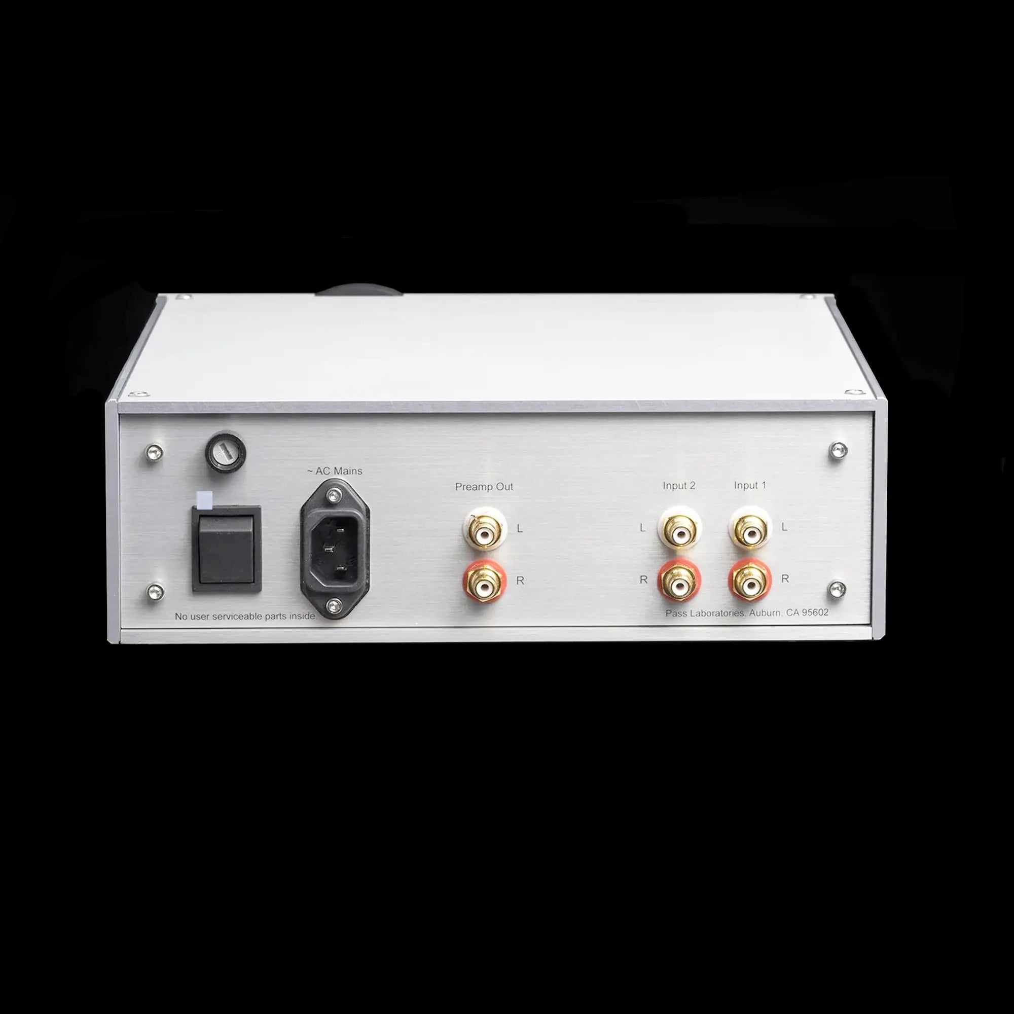 PASS LABS HPA-1 Headphone Amplifier Rear - DOUGLAS HIFI