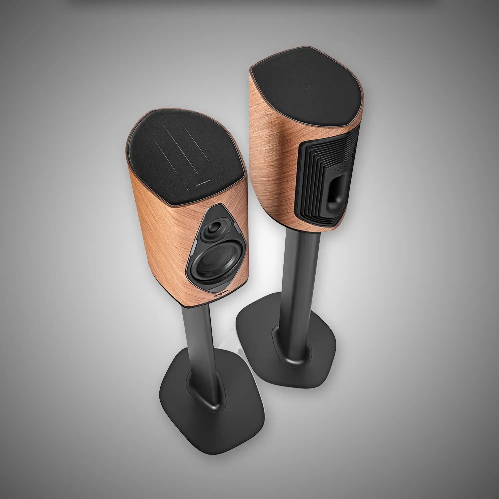 SONUS FABER DUETTO Walnut (on optional stands) - Douglas HiFi Perth