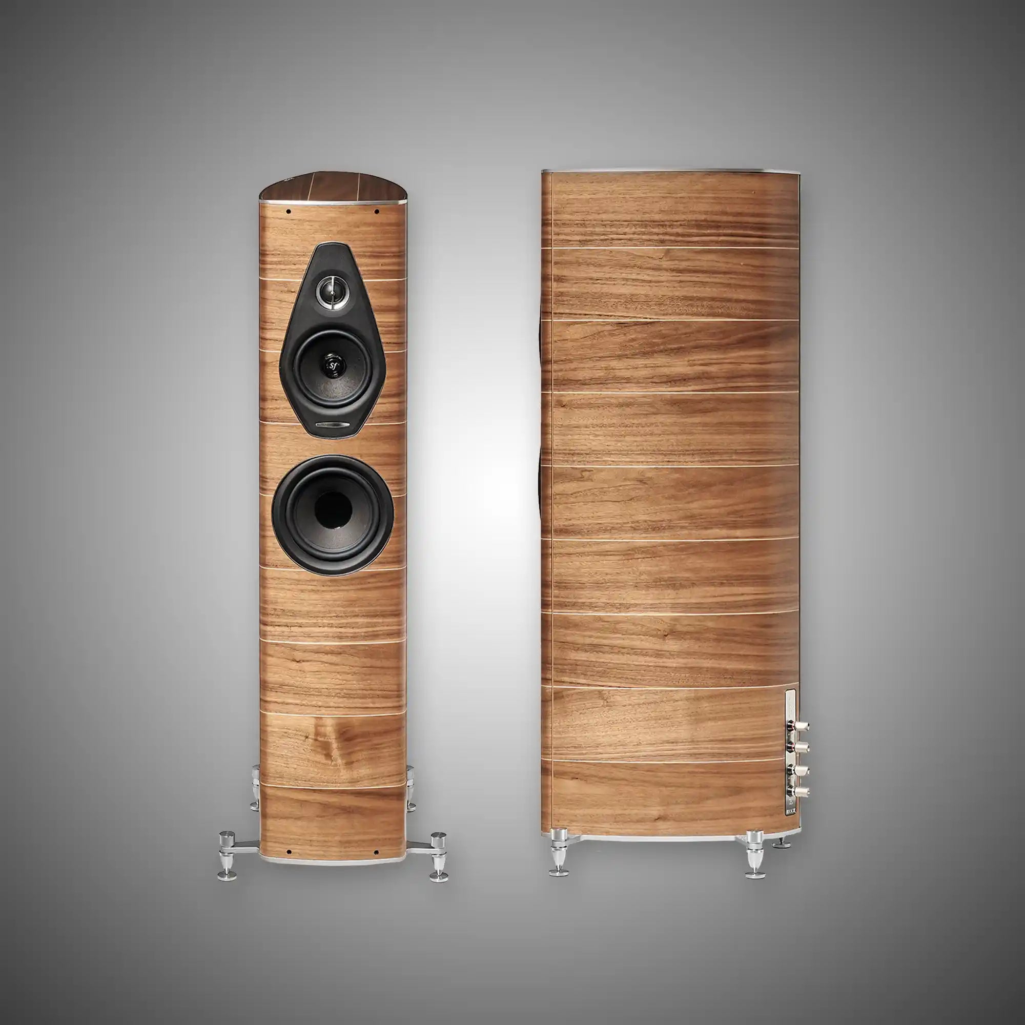 Sonus Faber Olympica Nova II floorstanding Loudspeaker Walnut - Douglas Hifi Perth