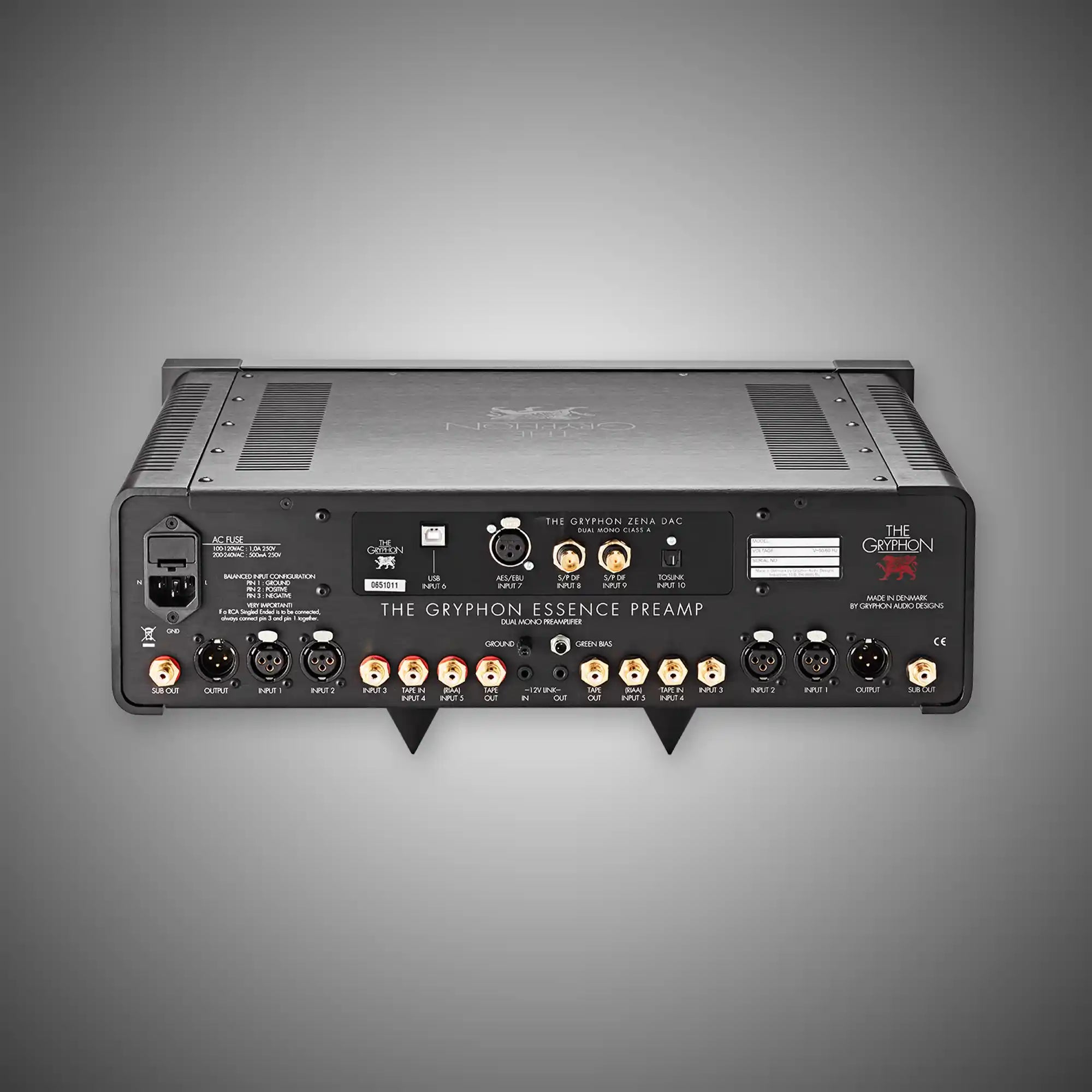 The Gryphon Essence Preamplifier (REAR) - DOUGLAS HIFI