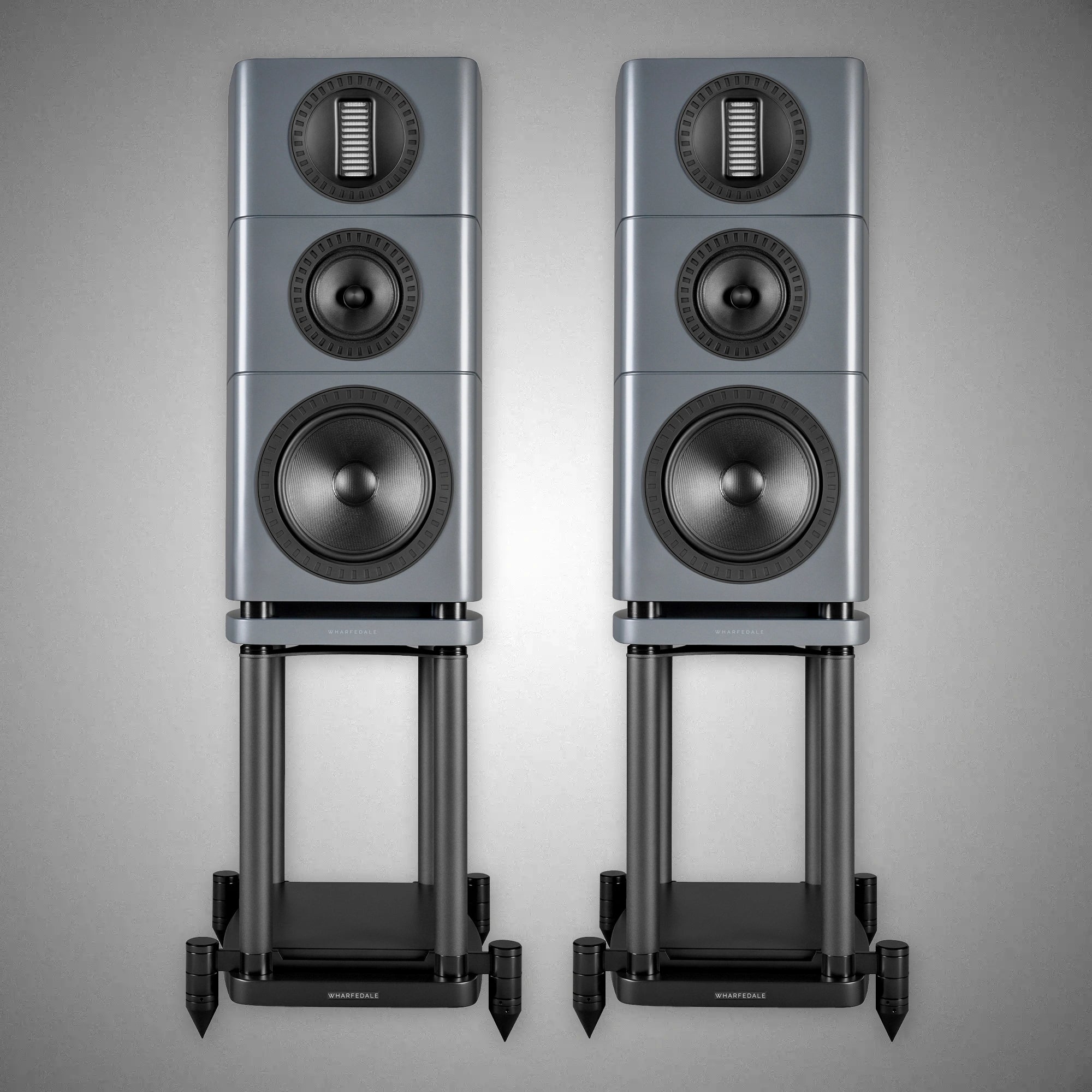 WHARFEDALE Elysian 2R Standmount Speakers Lunar Grey - DOUGLAS HIFI