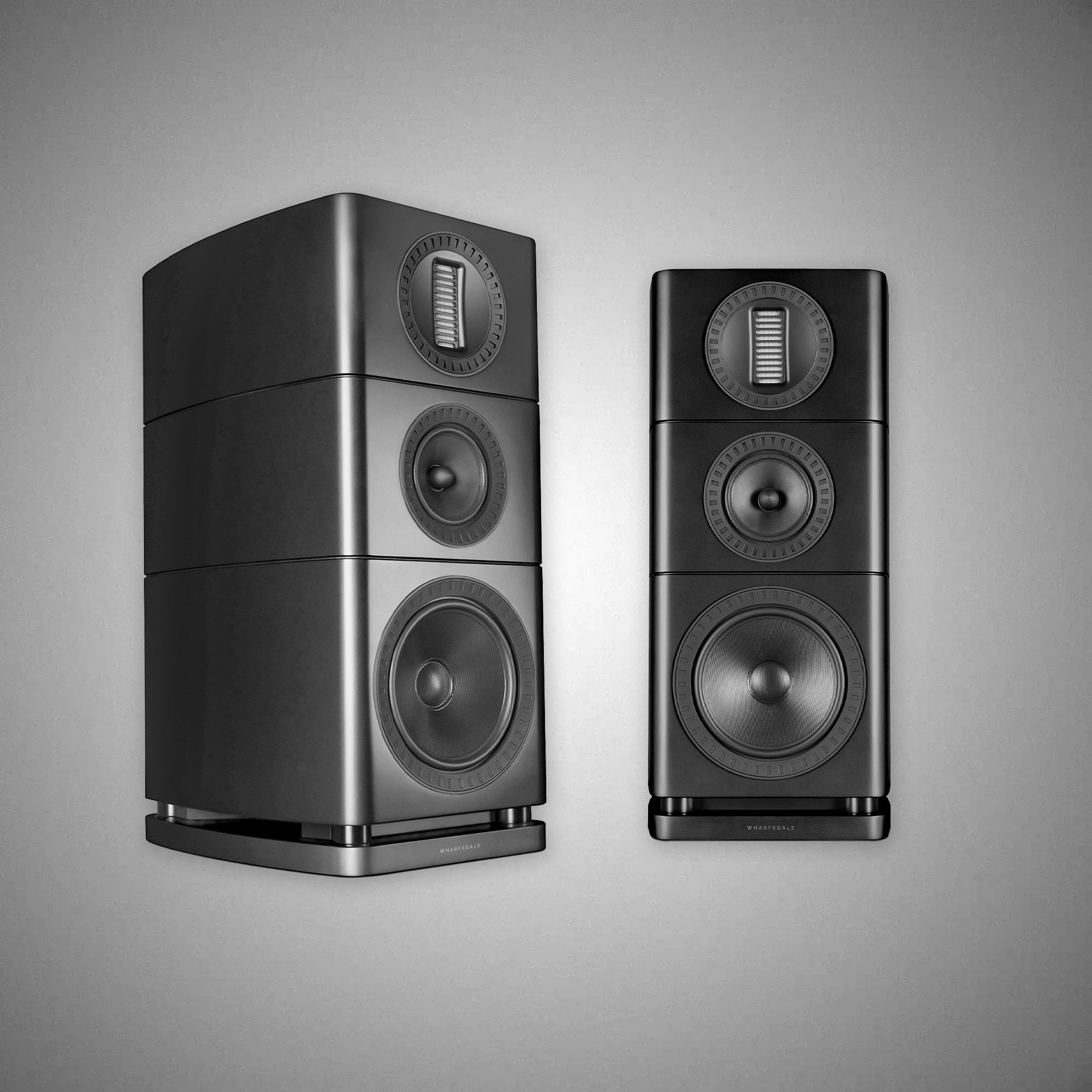 WHARFEDALE Elysian 2R Standmount Speakers Matte Black No Stands - DOUGLAS HIFI