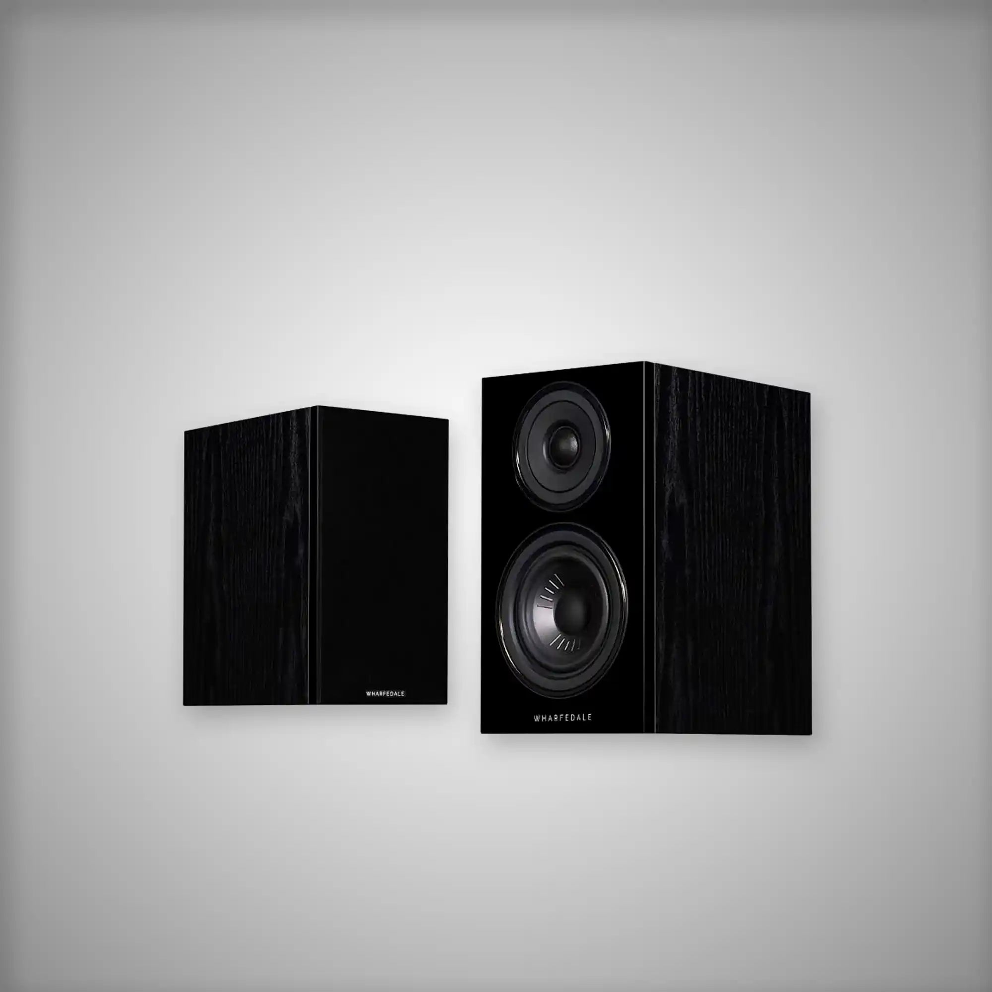 Wharfedale Diamond 12.0 Bookshelf Speakers Black - DOUGLAS HIFI
