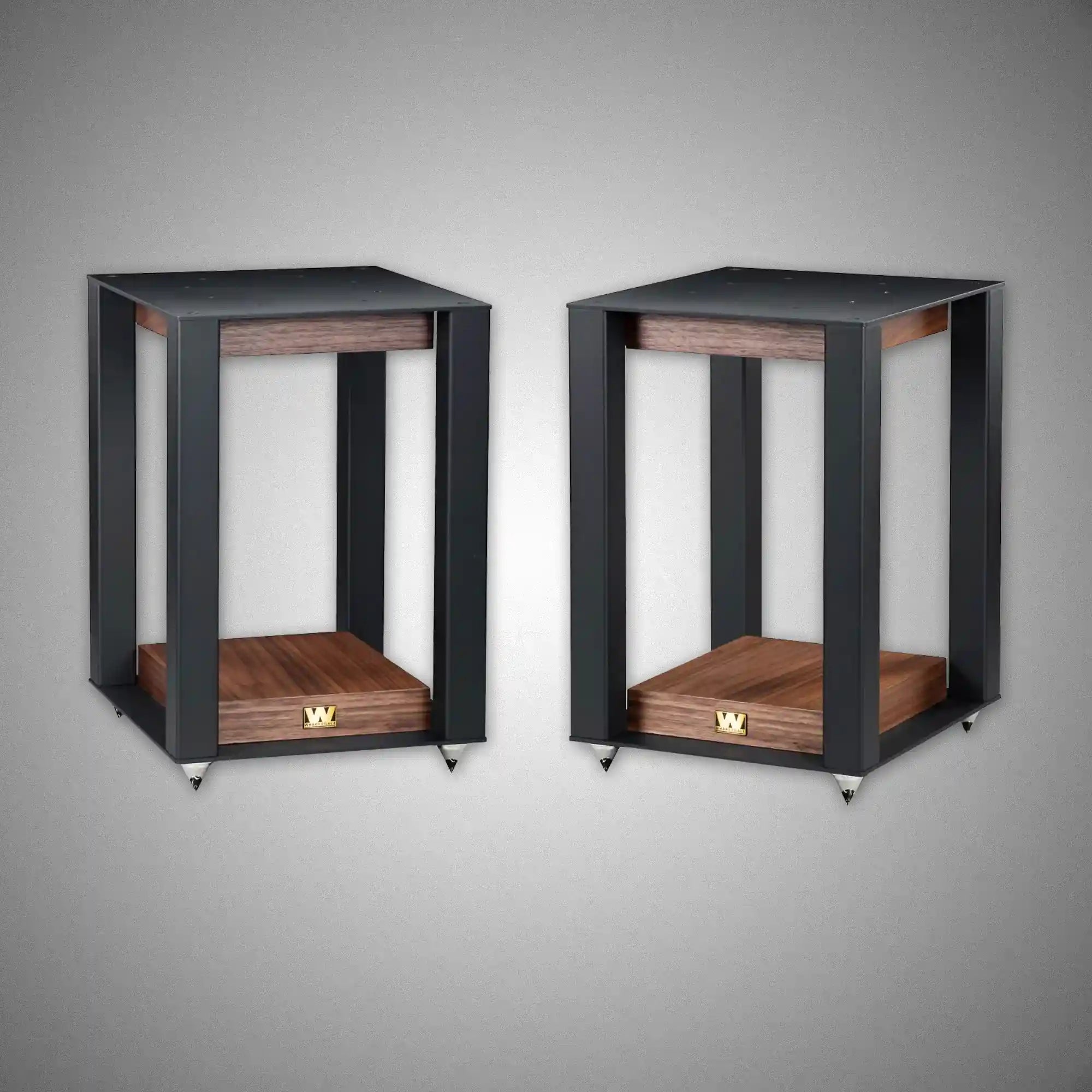 Wharfedale Linton Speaker Stands Walnut - DOUGLAS HIFI