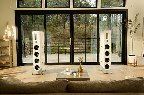 Douglas HiFi PS Audio Aspen FR30 Speakers White Grills Off Osborne Park Western Australia