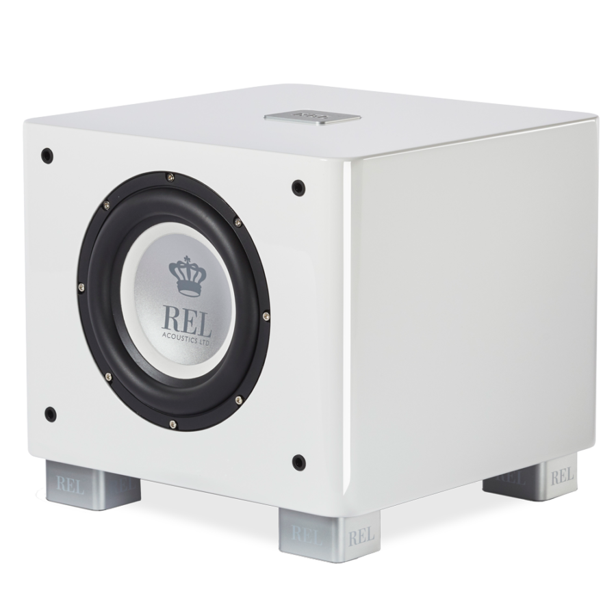 REL T7X SubWoofer - Douglas HiFi Perth White Sub Without Grill