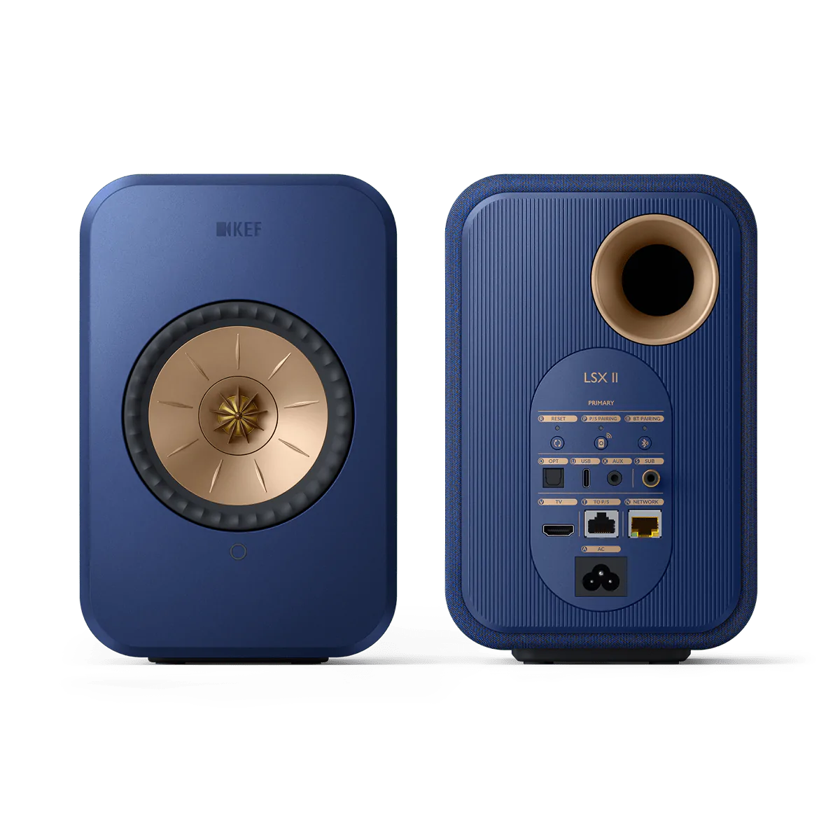 KEF LSX2 Active Wireless Speakers (Blue) - Douglas HiFi Perth