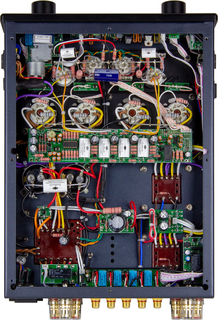 PrimaLuna EVO100 Valve/Tube Integrated Amplifier Black (Inside View) | Douglas HiFi