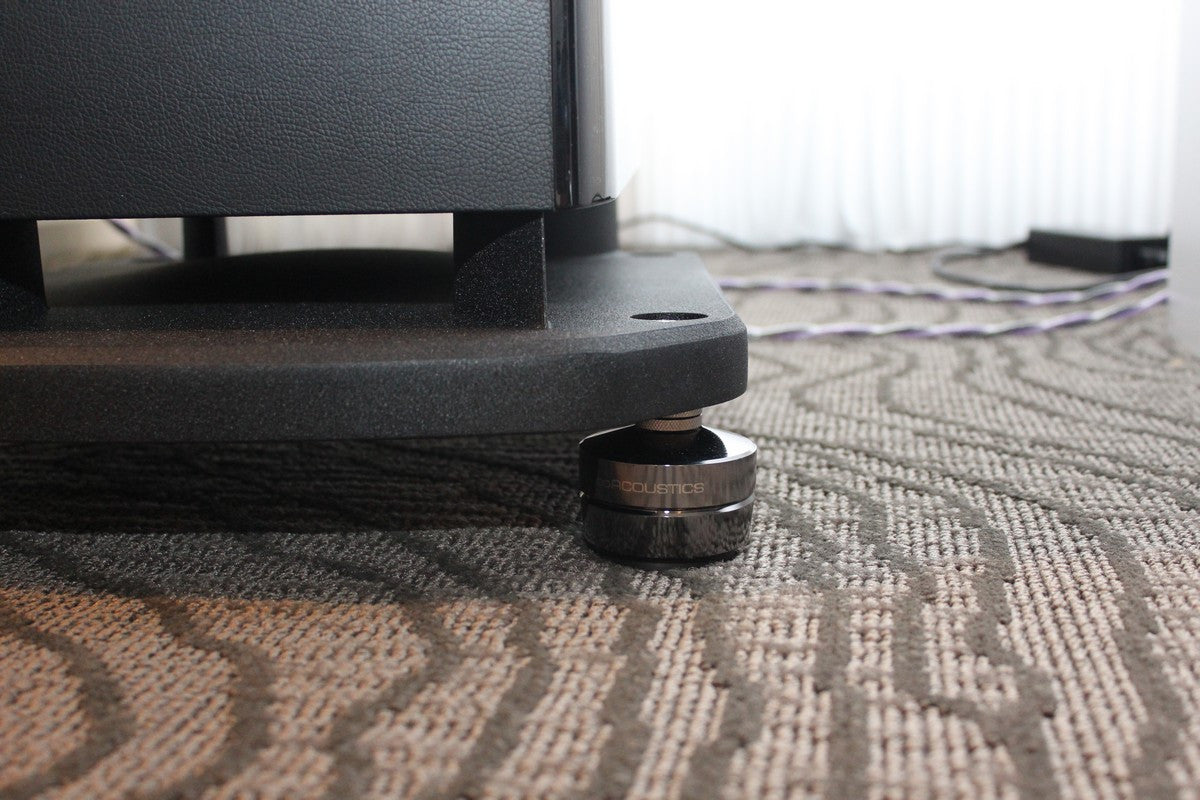 ISOACOUSTICS GAIA II Isolation Footers (Close Up) - DOUGLAS HIFI