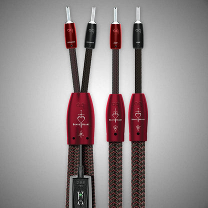 AUDIOQUEST Brave Heart Speaker Cable with Banana Plugs - DOUGLAS HIFI