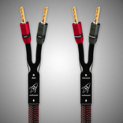 AUDIOQUEST ROCKET 33 Speaker Cable with Gold Banana Plugs - DOUGLAS HIFI