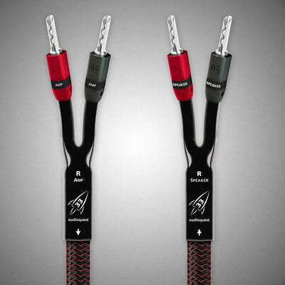 AUDIOQUEST ROCKET 33 Speaker Cable with Silver Banana Plugs - DOUGLAS HIFI