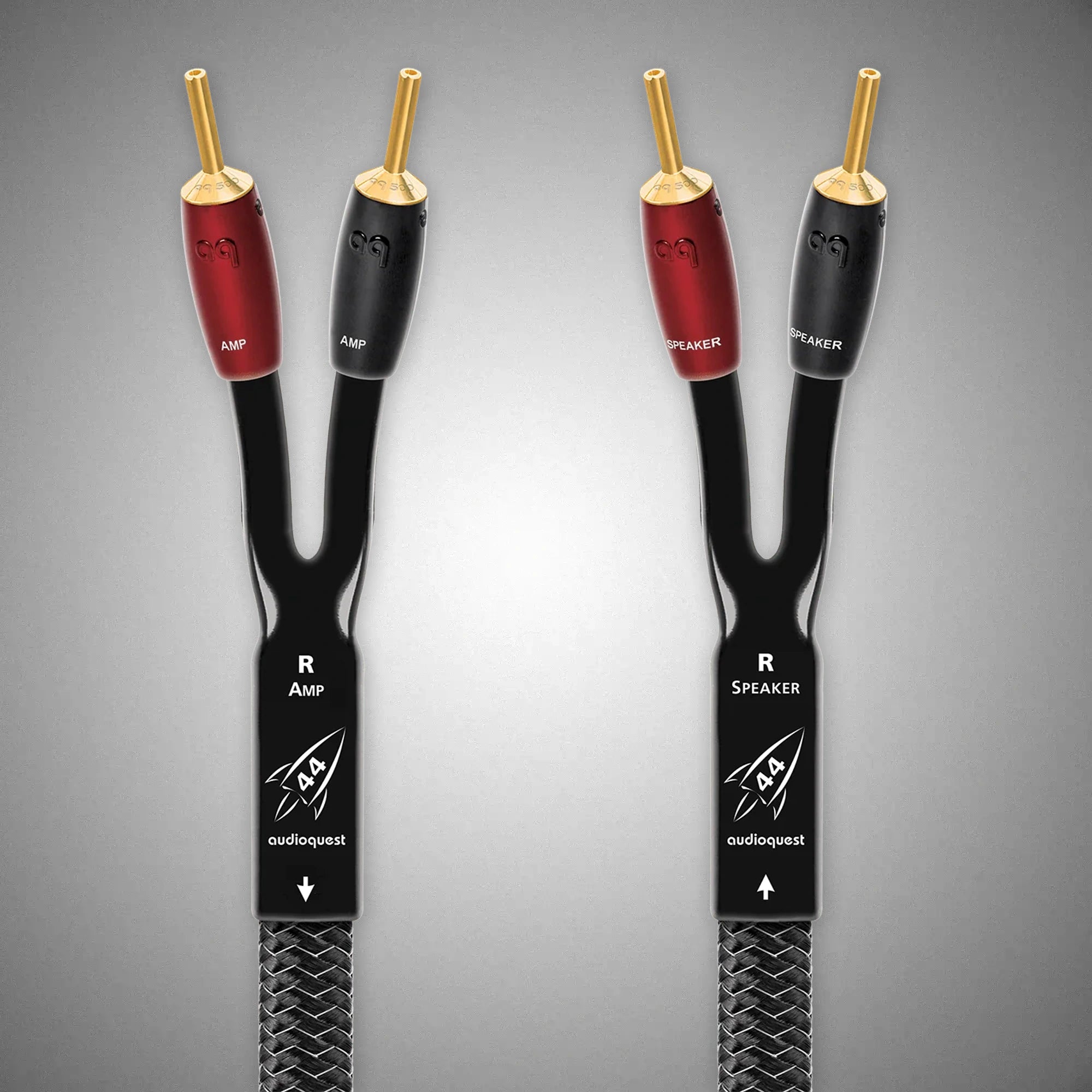AUDIOQUEST ROCKET 44 Speaker Cable with Gold Banana Plugs - DOUGLAS HIFI
