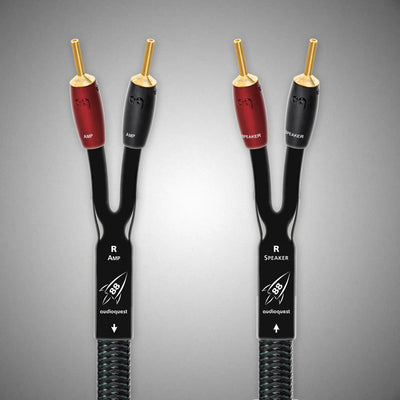 AUDIOQUEST ROCKET 88 Speaker Cable with Gold Banana Plugs - DOUGLAS HIFI