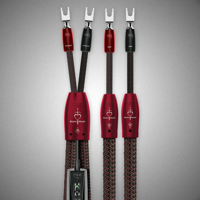 AUDIOQUEST Brave Heart Speaker Cable with Spades - DOUGLAS HIFI