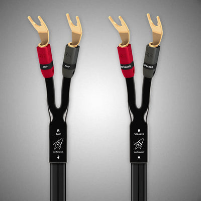 AUDIOQUEST ROCKET 11 Speaker Cable with Gold Spades - DOUGLAS HIFI