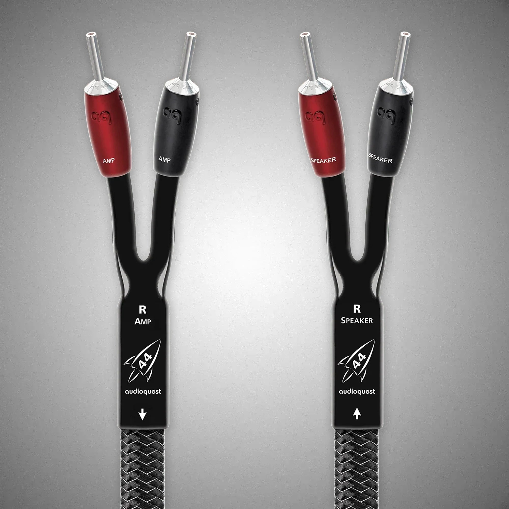AUDIOQUEST ROCKET 44 Speaker Cable with Silver Banana Plugs - DOUGLAS HIFI
