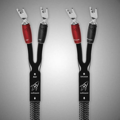AUDIOQUEST ROCKET 44 Speaker Cable with Silver Spades - DOUGLAS HIFI