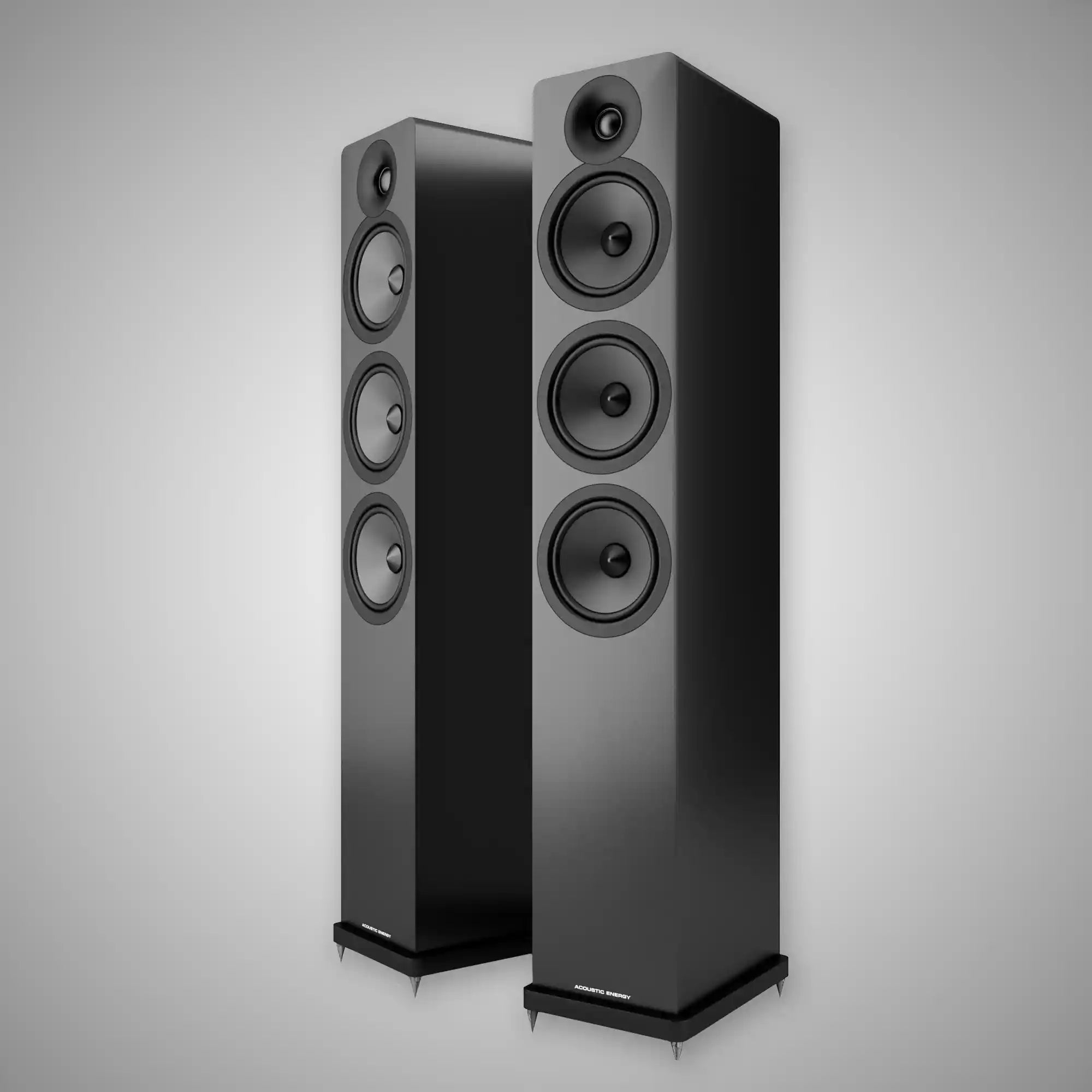 Acoustic Energy AE120.2 Floorstanding Speakers (Satin Black) - DOUGLAS HIFI