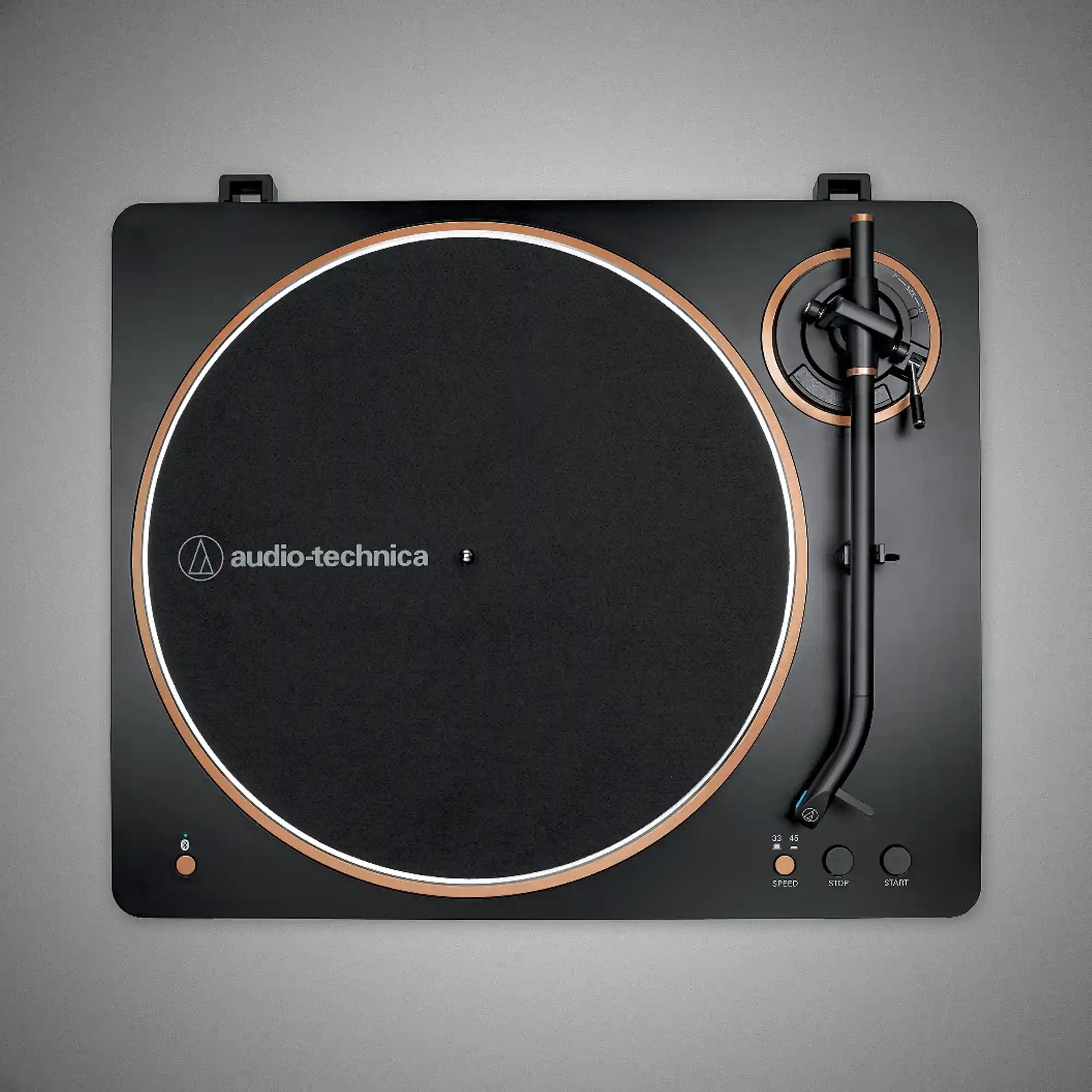 Audio Technica AT-LP70XBT Turntable Black/Bronze (Top) - DOUGLAS HIFI