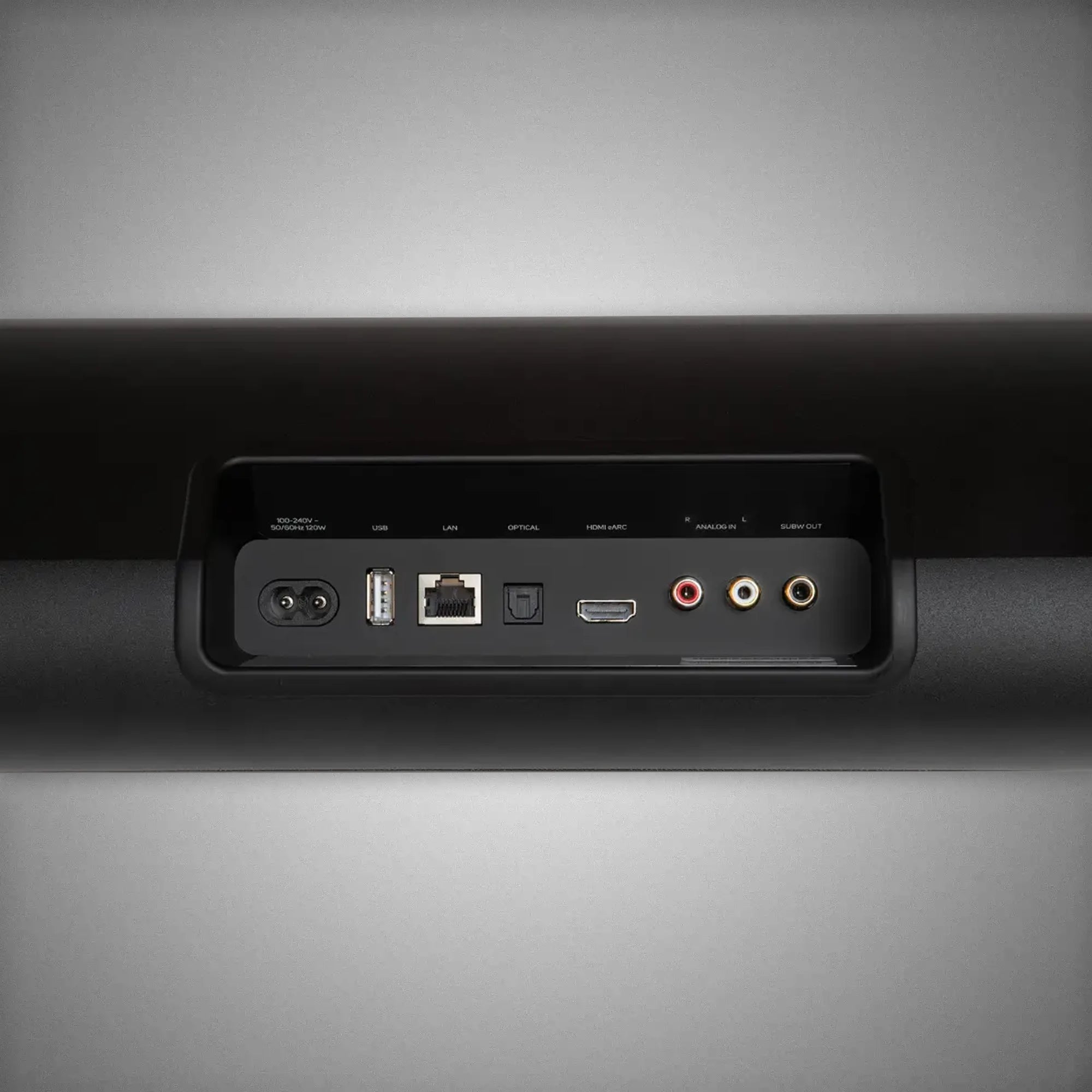 BLUESOUND PULSE CINEMA Soundbar Rear Connections - DOUGLAS HIFI