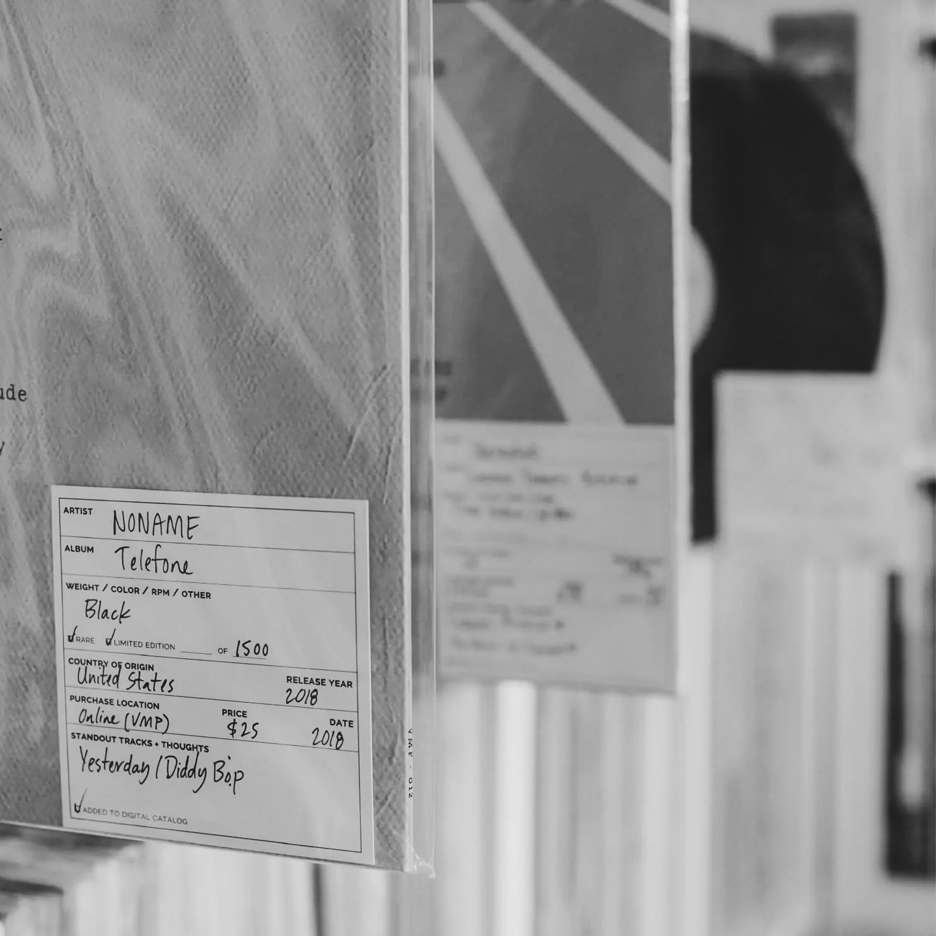 VInyl Catalogue Cards - DOUGLAS HIFI