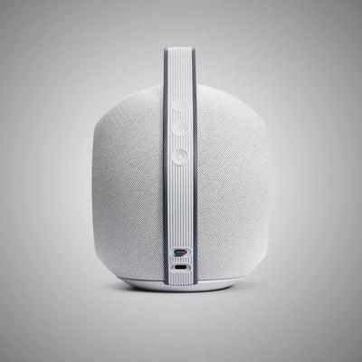 DEVIALET Mania Portable Speaker (Light Grey) Side - DOUGLAS HIFI
