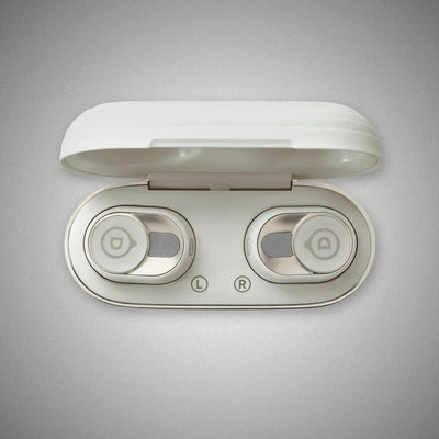 Devialet Geminin II Wireless Earbuds Light Pearl Top - DOUGLAS HIFI