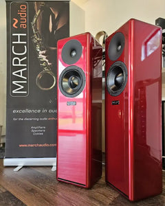 Douglas HiFi - Ukkonen Floor Standing Speaker - Complete Red Finish - Osborne Park - Perth - Western Australia