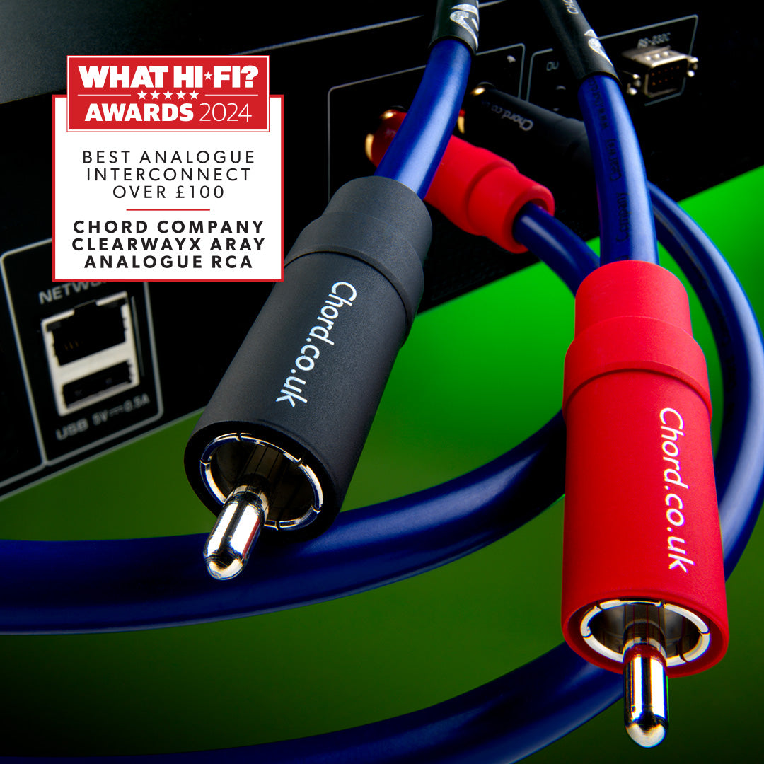 Douglas HiFi - Chord Co - ClearwayX ARAY - RCA - Unbalanced - Award - Osborne Park - Perth - Western Australia