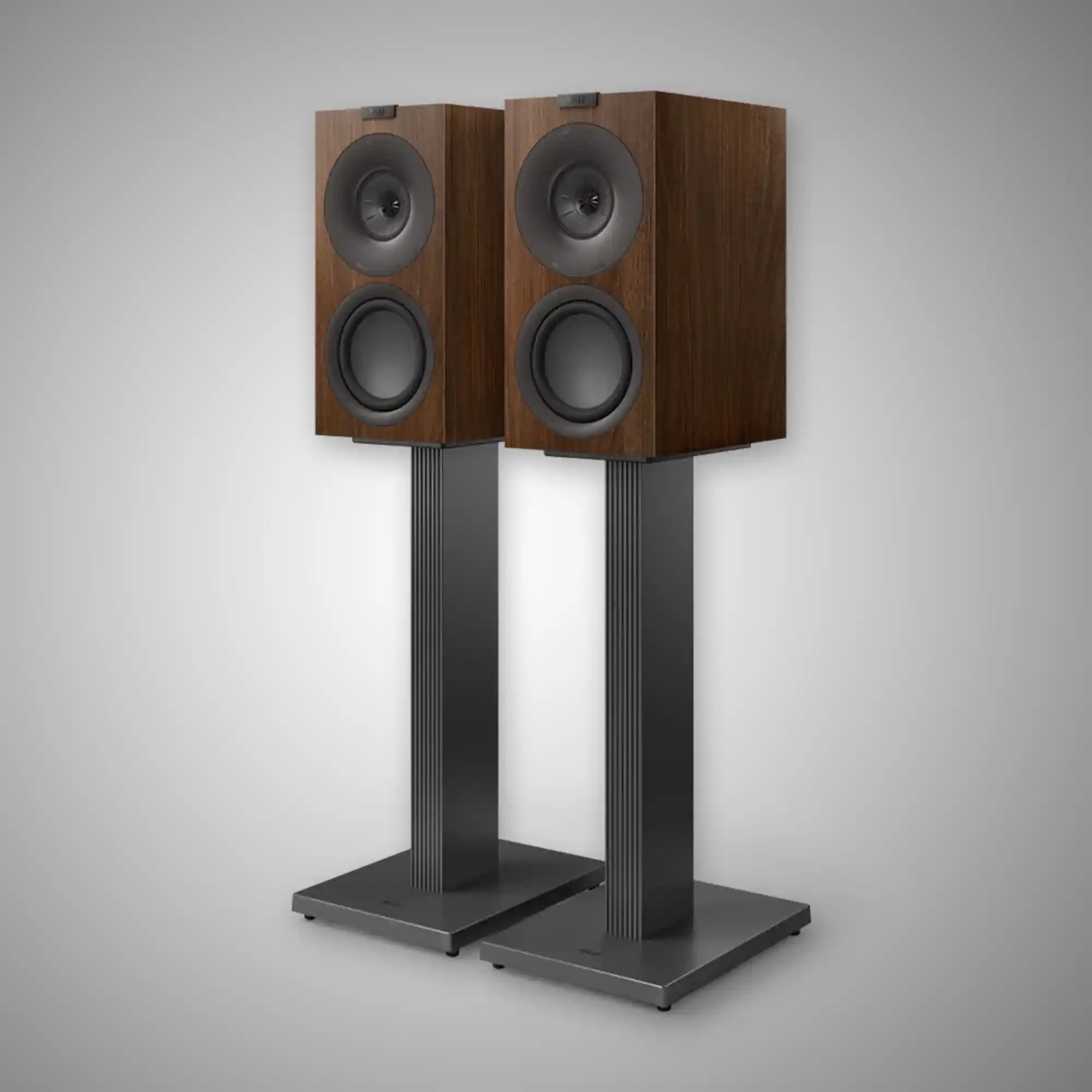 Douglas HiFi KEFSQ1 Stand for Q Series Stand Mount Speakers - Walnut Q Concerto and Slate Grey - Osborne Park -Perth - Western Australia