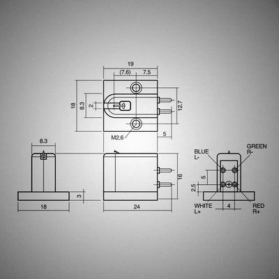 ETSURO Gin-Nezu MC Cartridge Dimensions - DOUGLAS HIFI