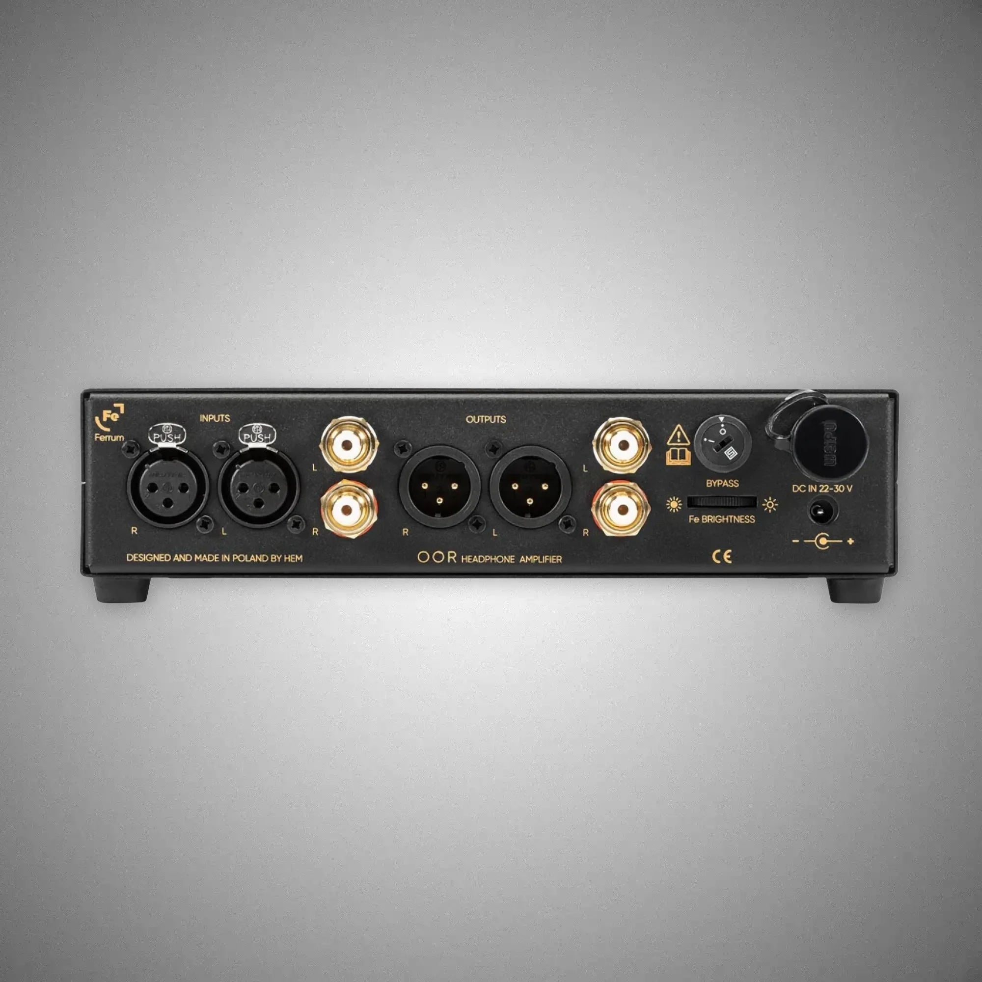 FERRUM OOR Headphone Amplifier Rear - DOUGLAS HIFI